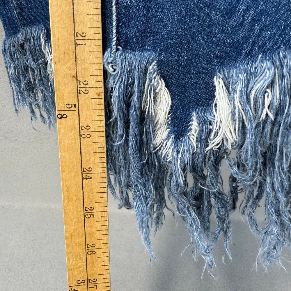 KanCan Jeans Women's 1/24 Mid Rise Ancle Skinny Frayed Hem Mid Rise Fit - NWT - Picture 16 of 16